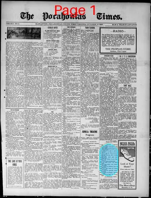 Page thumbnail for Pocahontas Times
