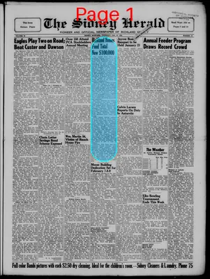 Page thumbnail for The Sidney Herald