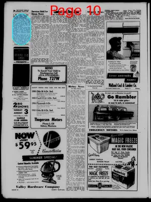 Page thumbnail for The Sidney Herald
