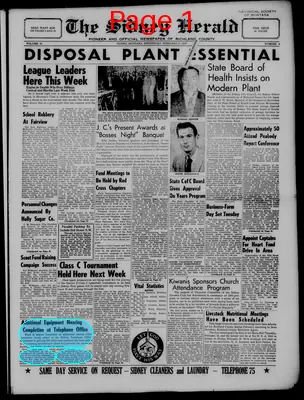 Page thumbnail for The Sidney Herald
