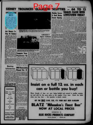 Page thumbnail for The Sidney Herald