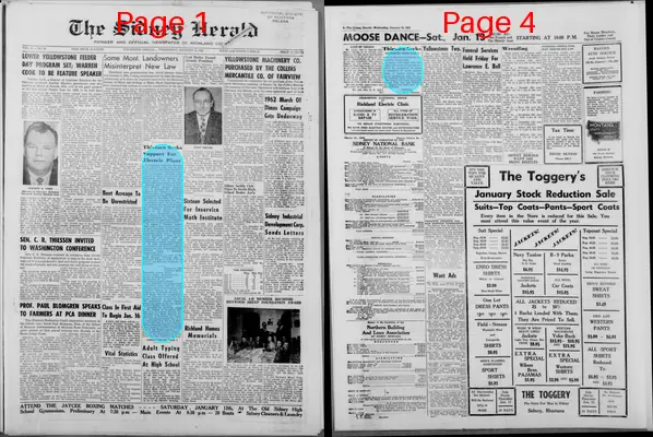 Page thumbnail for The Sidney Herald