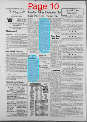 Page thumbnail for The Sidney Herald