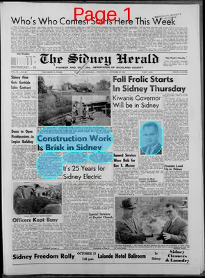 Page thumbnail for The Sidney Herald