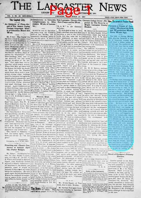 Page thumbnail for The Lancaster News