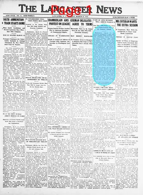 Page thumbnail for The Lancaster News
