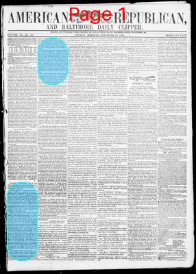 Page thumbnail for American Republican And Baltimore Daily Clipper