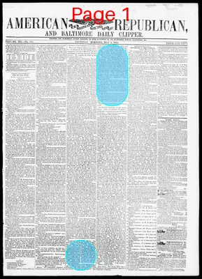 Page thumbnail for American Republican And Baltimore Daily Clipper