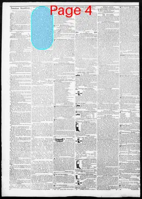 Page thumbnail for American Republican And Baltimore Daily Clipper