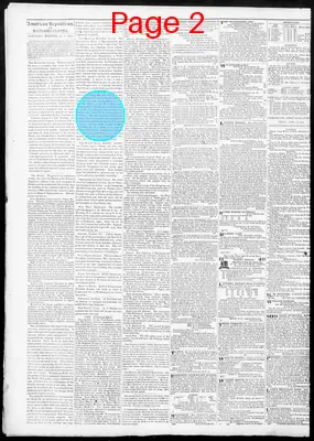 Page thumbnail for American Republican And Baltimore Daily Clipper