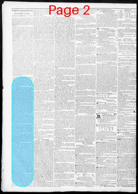 Page thumbnail for American Republican And Baltimore Daily Clipper
