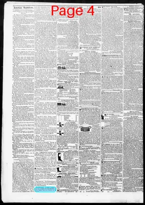 Page thumbnail for American Republican And Baltimore Daily Clipper