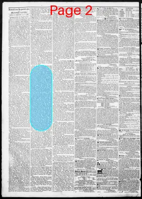 Page thumbnail for American Republican And Baltimore Daily Clipper