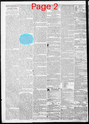 Page thumbnail for American Republican And Baltimore Daily Clipper