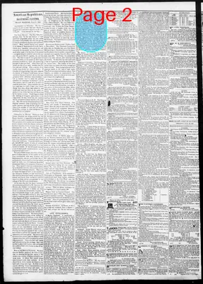 Page thumbnail for American Republican And Baltimore Daily Clipper