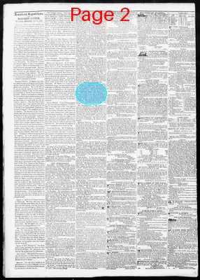 Page thumbnail for American Republican And Baltimore Daily Clipper