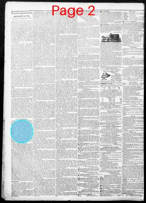 Page thumbnail for American Republican And Baltimore Daily Clipper