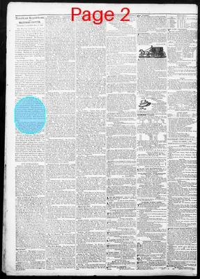 Page thumbnail for American Republican And Baltimore Daily Clipper