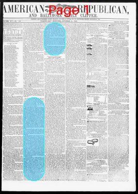 Page thumbnail for American Republican And Baltimore Daily Clipper