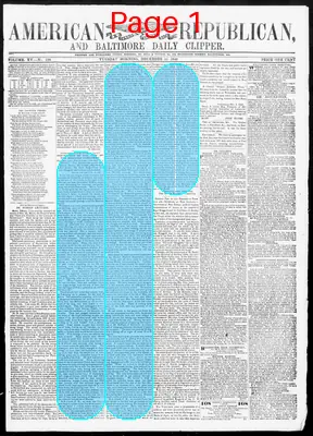 Page thumbnail for American Republican And Baltimore Daily Clipper