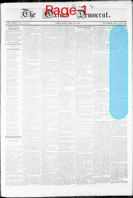 Page thumbnail for Oxford Democrat