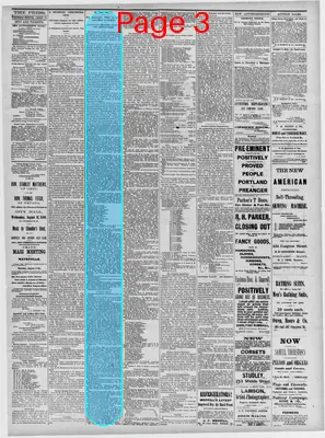 Page thumbnail for The Portland Daily Press