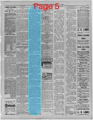 Page thumbnail for The Portland Daily Press