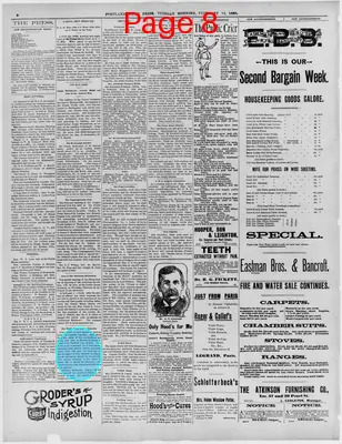 Page thumbnail for The Portland Daily Press