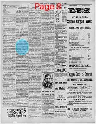 Page thumbnail for The Portland Daily Press