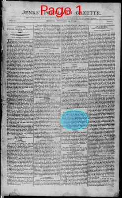 Page thumbnail for Jenks's Portland Gazette
