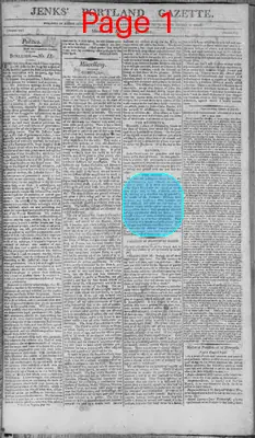 Page thumbnail for Jenks's Portland Gazette