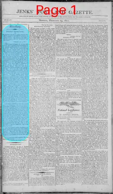 Page thumbnail for Jenks's Portland Gazette