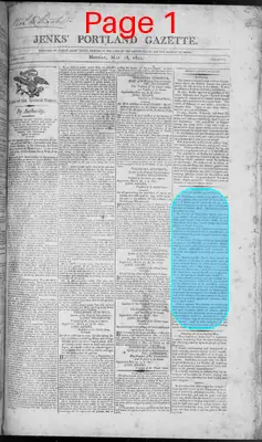 Page thumbnail for Jenks's Portland Gazette