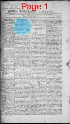 Page thumbnail for Jenks's Portland Gazette
