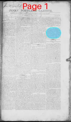 Page thumbnail for Jenks's Portland Gazette