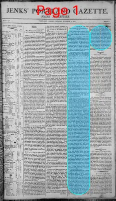 Page thumbnail for Jenks' Portland Gazette. Maine Advertiser
