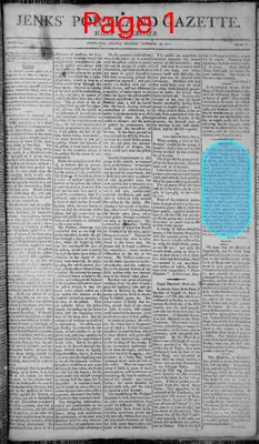 Page thumbnail for Jenks' Portland Gazette. Maine Advertiser