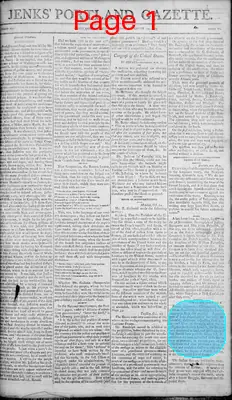 Page thumbnail for Jenks' Portland Gazette