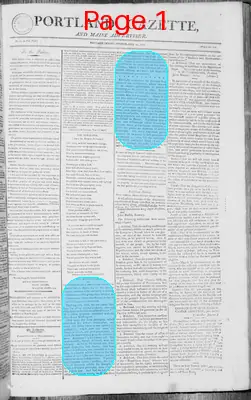 Page thumbnail for Portland Gazette, And Maine Advertiser