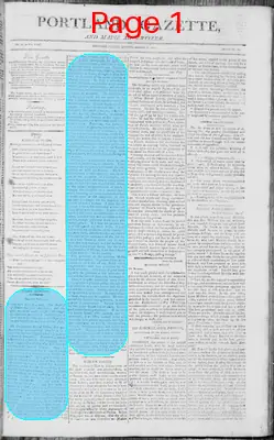 Page thumbnail for Portland Gazette, And Maine Advertiser