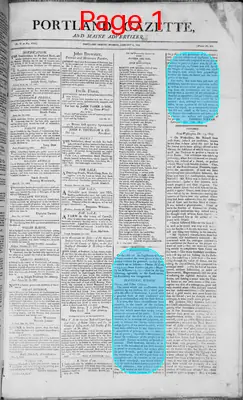 Page thumbnail for Portland Gazette, And Maine Advertiser