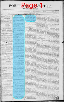 Page thumbnail for Portland Gazette, And Maine Advertiser