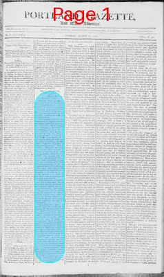 Page thumbnail for Portland Gazette, And Maine Advertiser