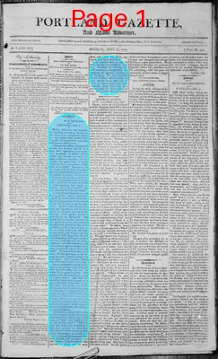 Page thumbnail for Portland Gazette, And Maine Advertiser