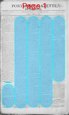 Page thumbnail for Portland Gazette, And Maine Advertiser
