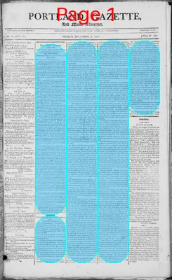 Page thumbnail for Portland Gazette, And Maine Advertiser