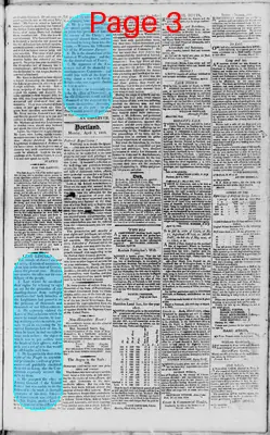 Page thumbnail for Portland Gazette, And Maine Advertiser