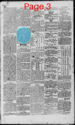 Page thumbnail for Portland Gazette, And Maine Advertiser