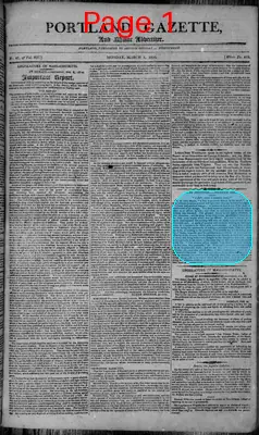 Page thumbnail for Portland Gazette, And Maine Advertiser