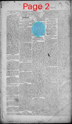 Page thumbnail for Portland Gazette, And Maine Advertiser